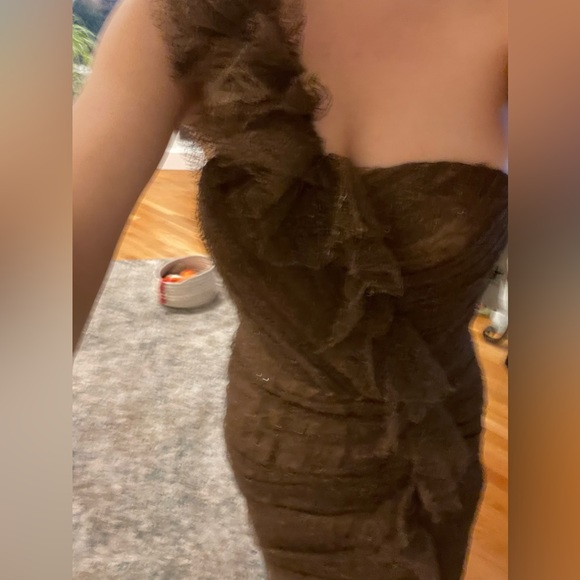 Carmen Marc Volvo dress size 8 mermaid mother of the bride gown gorgeous $4400 - Picture 11 of 15